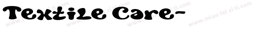 Textile Care字体转换